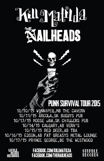 KILL MATILDA – ‘Punk Survival Tour’ w/ The NAILHEADS