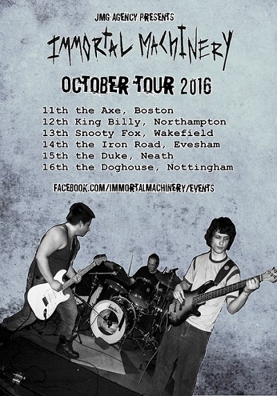 IMMORTAL MACHINERY Announces UK Tour