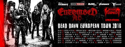 ENTOMBED A.D. – Dead Down European Tour 2016