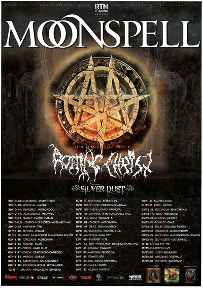 MOONSPELL on tour with ROTTING CHRIST this fall