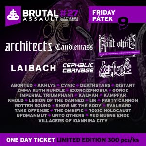 BRUTAL ASSAULT - complete line-up and daily breakdown of the bands announced 