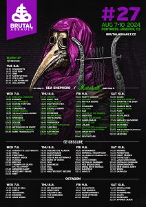 BRUTAL ASSAULT - running order revealed