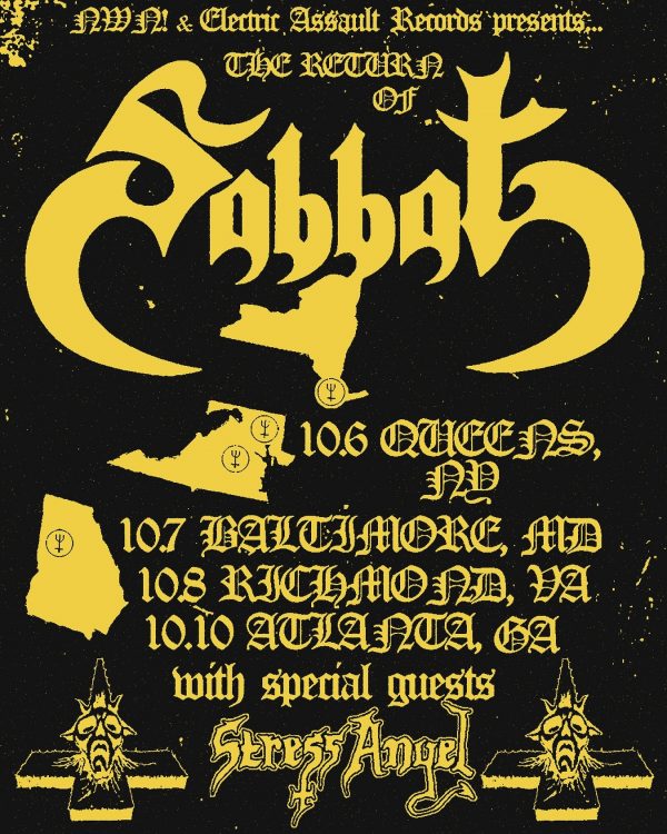 SABBAT with special guests STRESS ANGEL – USA Tour 2024