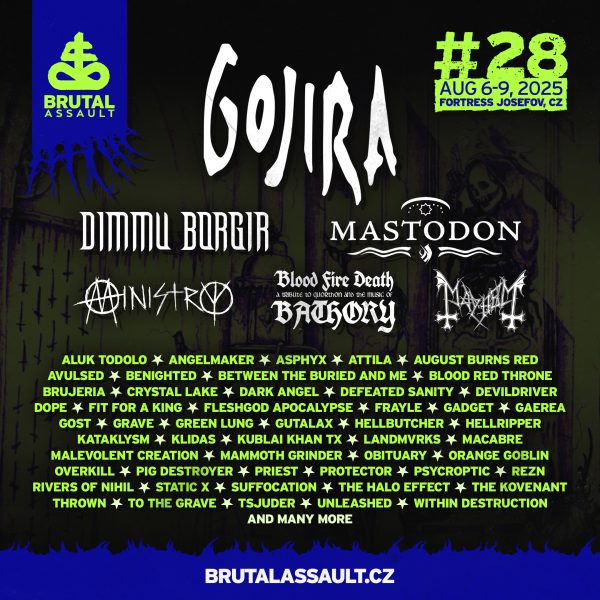 BRUTAL ASSAULT 2025 – “A Tribute To …” concert, special guest and other additions to the line-up