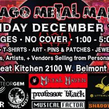 Chicago Metal Market - Sunday, December 15th - Beat Kitchen, Chicago IL