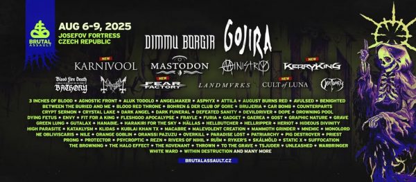 BRUTAL ASSAULT – another headliner added to the line up alongside death metal underground bands and black metal classics