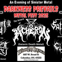 Darkness Prevails Metal Fest 2025 – ACHERON + MORDANT RHED + SATHANAS + VINCENT CROWLEY + CHURCH