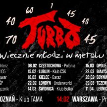 TURBO's 2025 Spring Tour: New Album Premiere, 40th Anniversary of 'Smak Ciszy' and Special Celebrations!