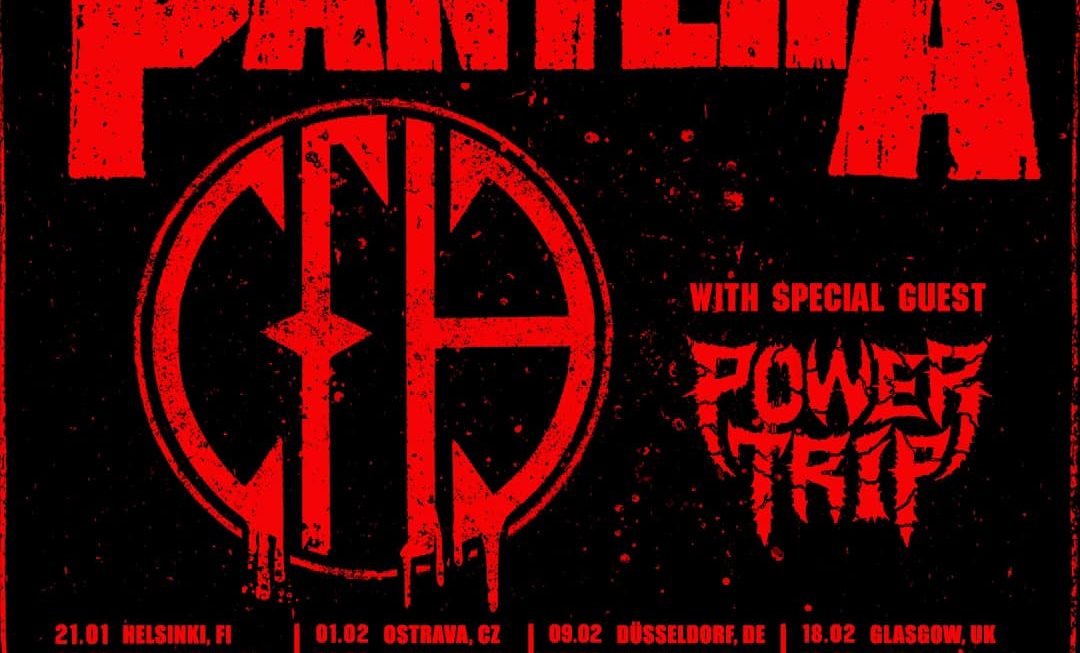 PANTERA with POWER TRIP as Support for 2025 European Dates