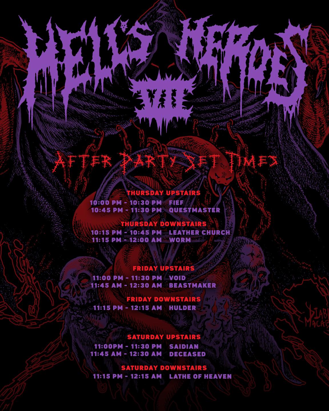 Hell's Heroes VII:  March 20 - 22 - White Oak Music Hall Lawn, Houston, TX